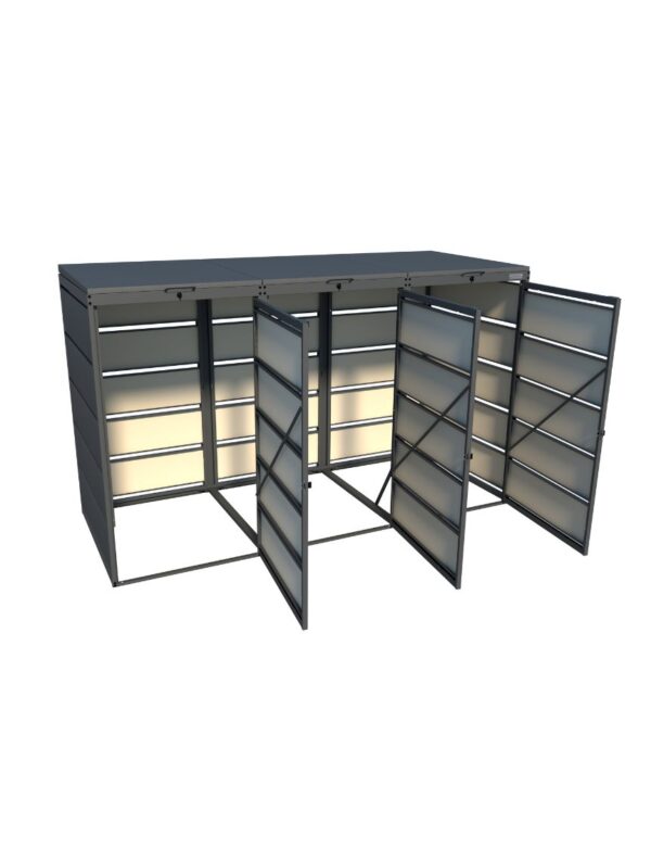 Bin Store KUBA 3x 240L