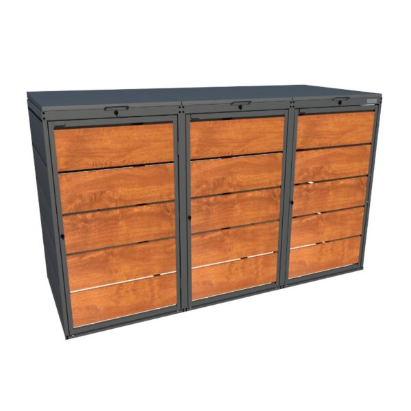 Bin Store Modbin OAK 3x 240L