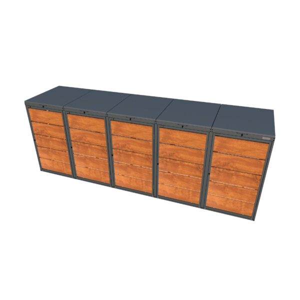 Bin Store Modbin OAK 5x 240L