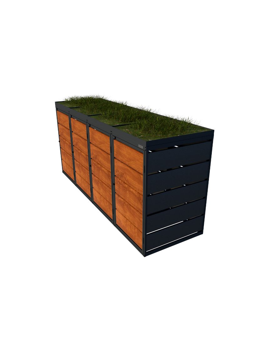 Bin Store Modbin OAK 4x 240L